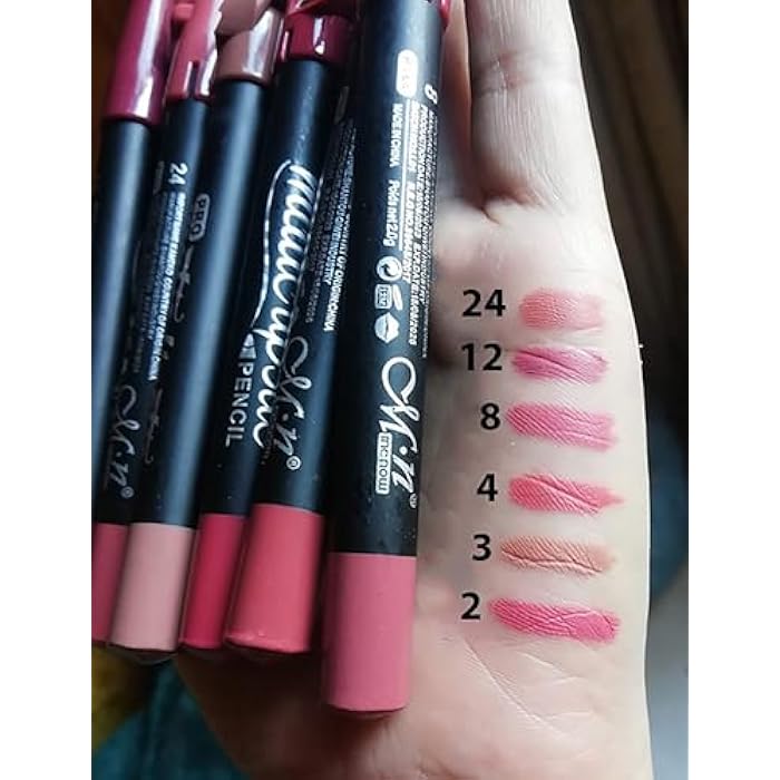 مجموعة أحمر شفاه مكونه من 6 قطع الوان مختلفه مط(رقم 1) - Image 2